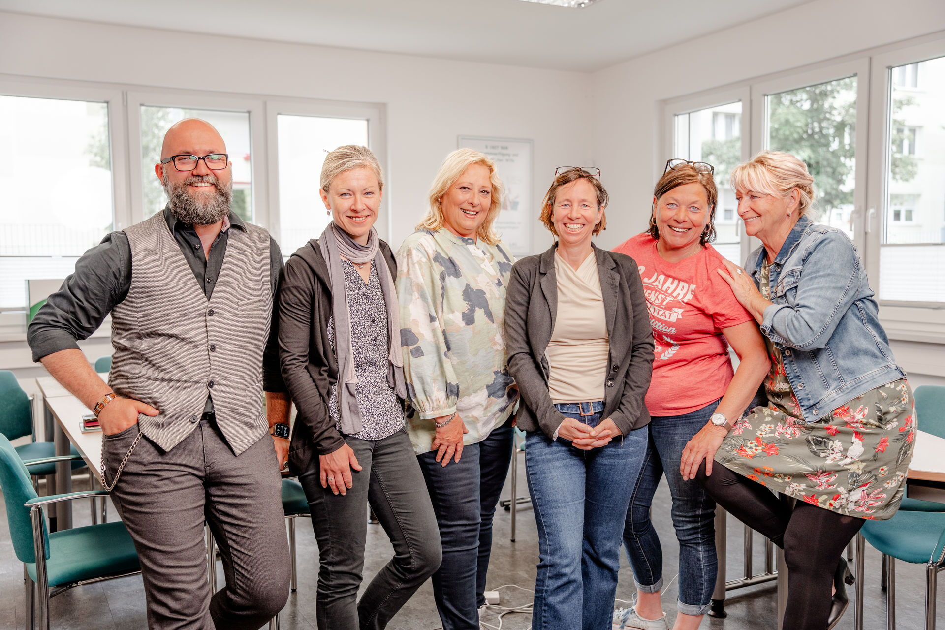 Teamfoto der Mitarbeiter des Betreuungsvereins Merseburg